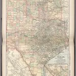 Map of Texas, Oklahoma and Indian Territory. 98