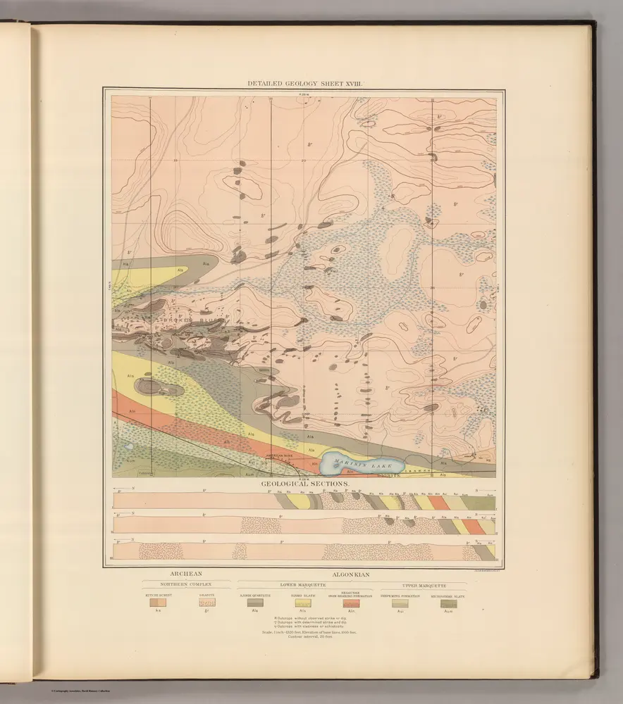 Detailed Geology Sheet XVIII.