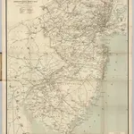 Post Route Map Of The State Of New Jersey