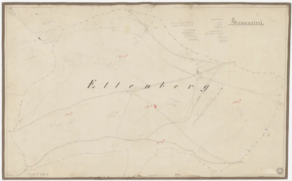 Birmensdorf: Gemeinde- und Genossenschaftswaldungen: Gemeindewaldung Ättenberg (Ettenberg); Grundriss