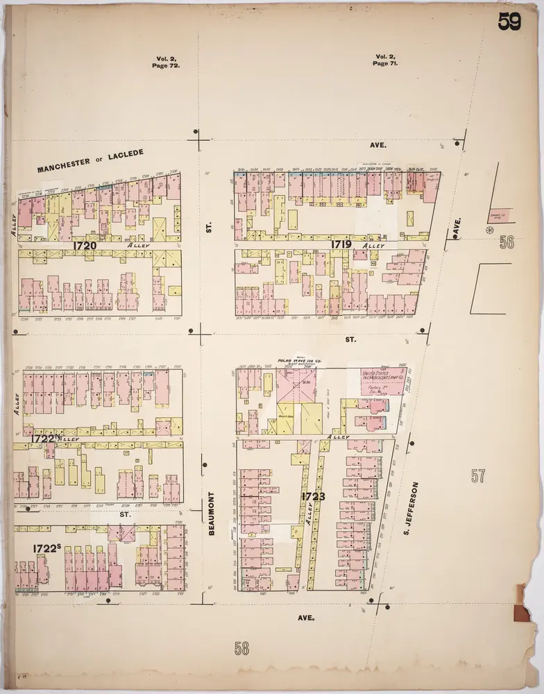 A. Whipple & Co.'s insurance map of St. Louis, Mo