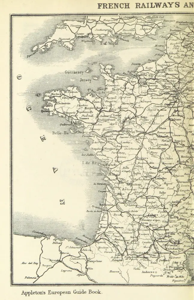 [Appleton's European Guide Book illustrated. Including England, Scotland, and Ireland, France, Belgium, Holland, Northern and Southern Germany, Switzerland, Italy, Spain and Portugal, Russia, Denmark, Norway, and Sweden. Containing ... maps, etc.]