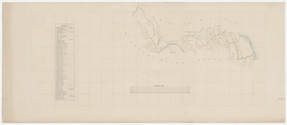 Grenze zwischen den Kantonen Zürich und Aargau bei Dietikon; Grundriss mit Eigentümerangaben (Blatt X)