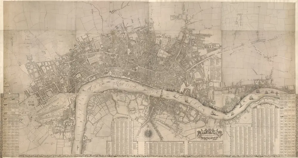 London &amp;c., accurately surveyed by Wm Morgan, His Majesty Cosmographer