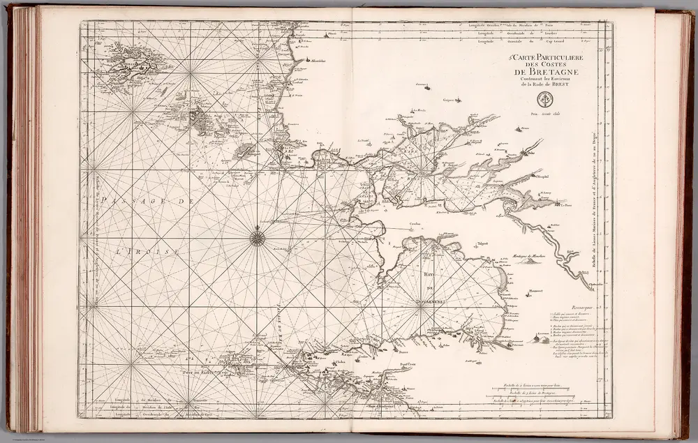 5e.  Carte Particuliere des Costes de Bretagne.