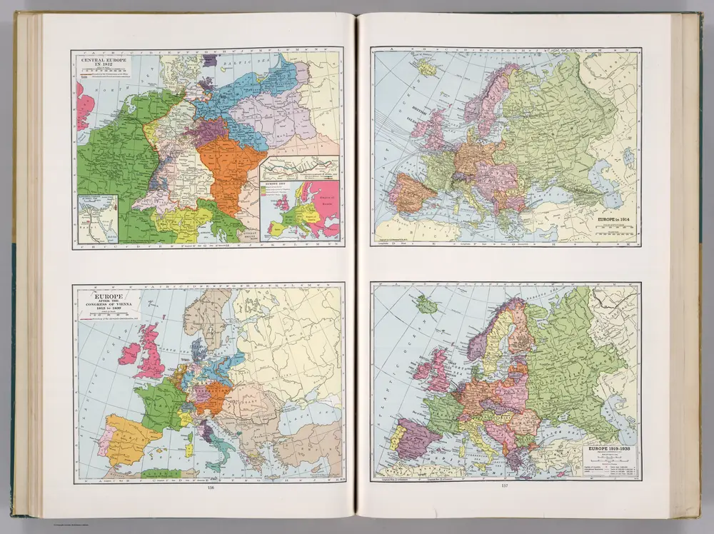 Historical Maps of Europe.