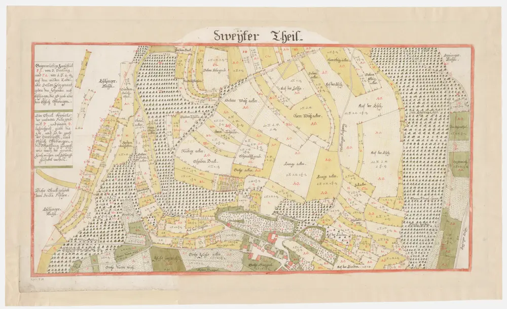 Kloster Rheinau: Güter in Ofteringen (Deutschland), 2. Teil; Grundriss