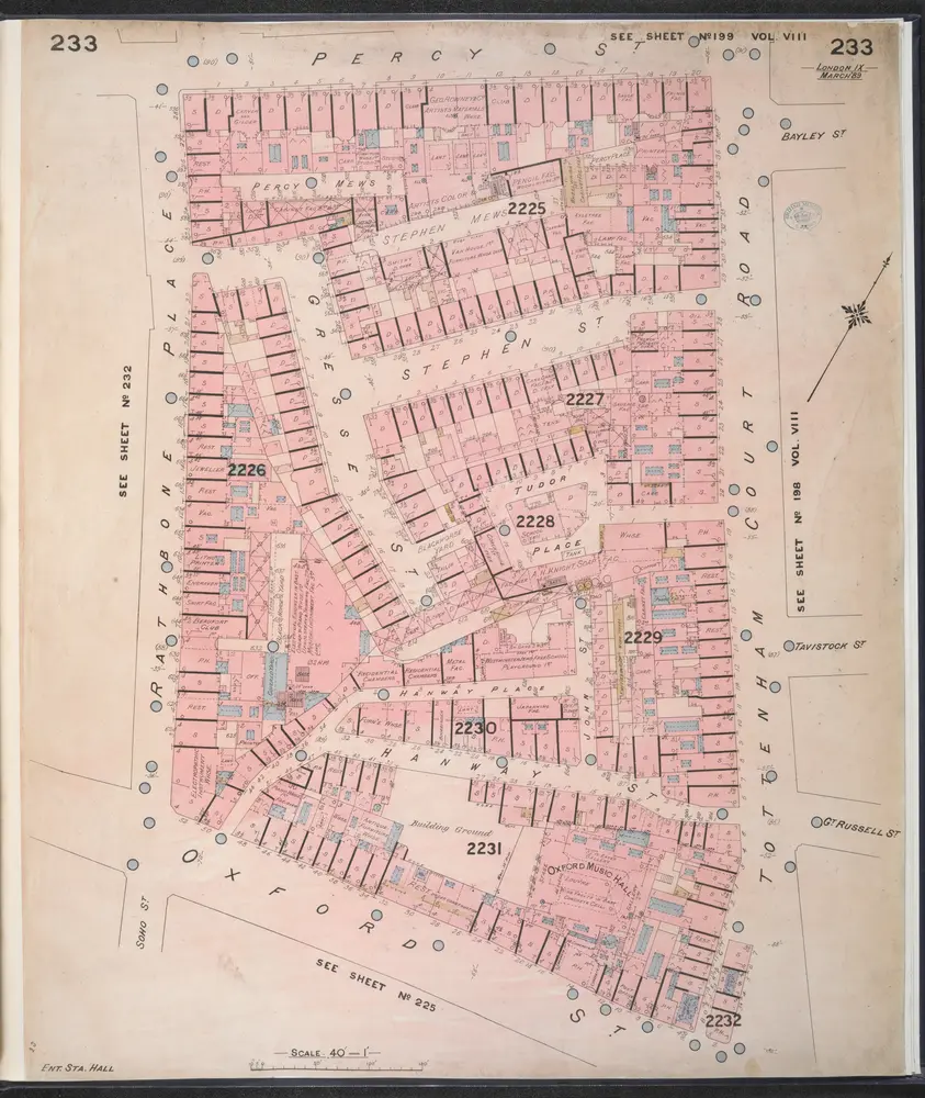 Insurance Plan of London Vol. IX: sheet 233