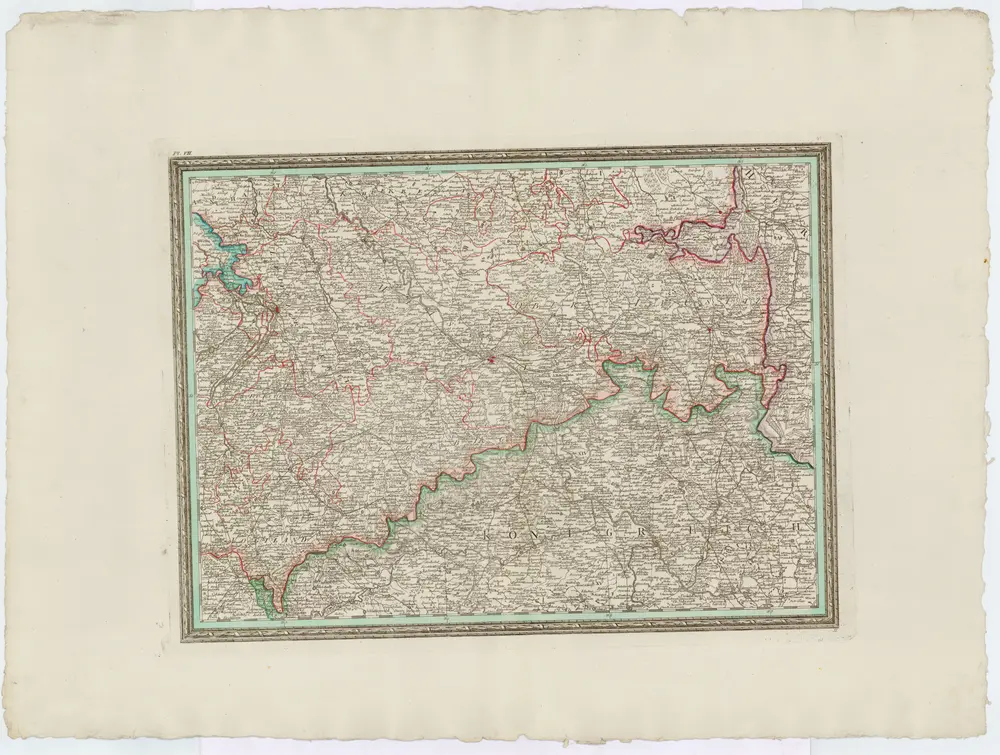 Neueste Karte von ganz Preussen und Herzogthum Warschau.mit dem grösten il von Sachsen das Herzogthum Meklenburg und Schwedisch Pommern nebst dem angränzenden Oesterreichischen und Russischen Antheil von Polen. Nach den neuesten geographischen Bestimungen und Berichtigungen und mit Benützung der grossen Karte von Chauchard von Deutschland..mapa je ve 12 listech