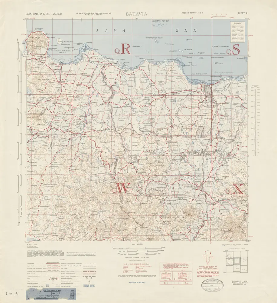 Batavia / prepared under the direction of the Chief of Engineers U.S. Army by the Army Map Service