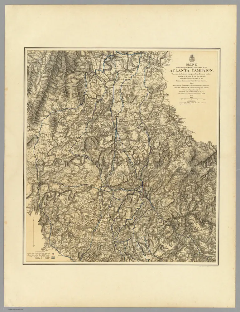 Military Operations of the Atlanta Campaign.