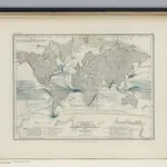 Hydrographical Map of the World Showing the Currents, Temperature, etc. of the Ocean.