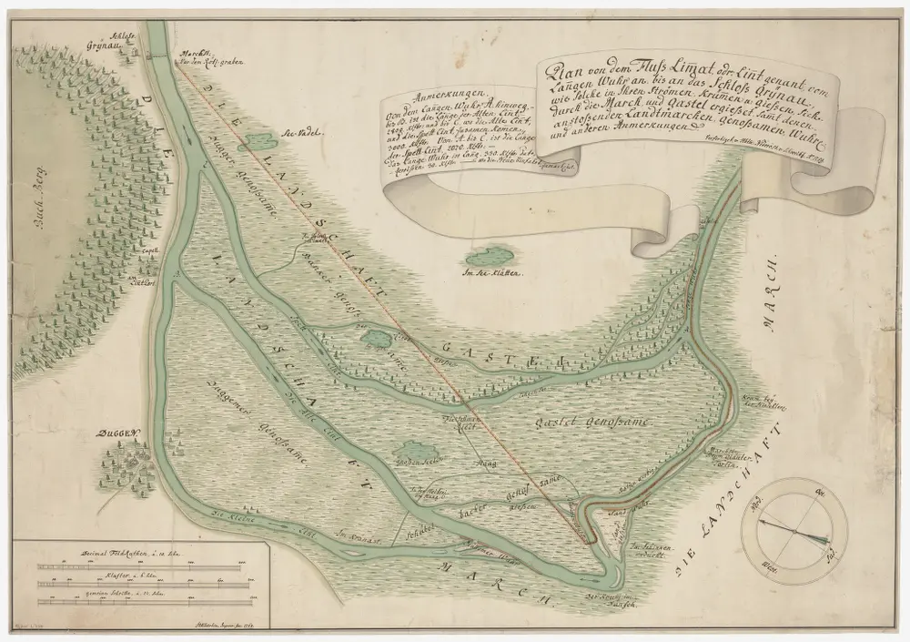 Schübelbach SZ bis Tuggen SZ: Linthgebiet; Situationsplan (Zürichsee-Gebiet Nr. 1)