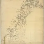 Norge 168a: Kart over det nordlige Norge i fire deler