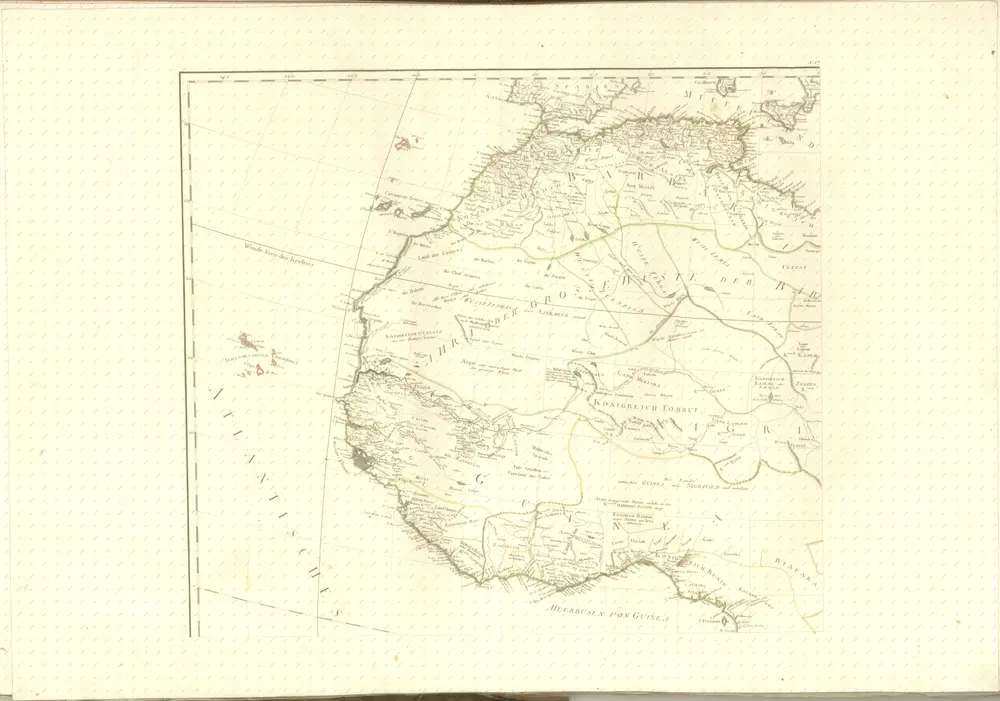 mapa z atlasu "Allgemeiner Grosser Schrämblischer Atlass"