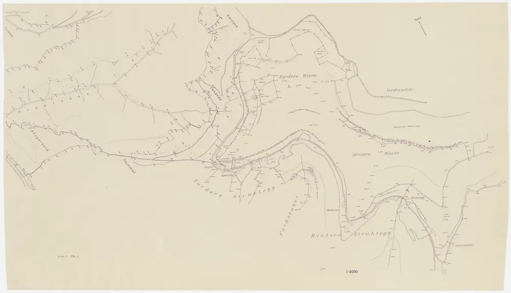 Fischenthal, Goldingen SG: Waldungen: Fischenthal: Staatswaldungen Stralegg (Strahlegg), Warten, Hinter Warten, Vorderschür, Bärloch, Früetobel, Chleger; Grundriss