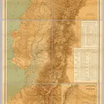 Carta Geografica del Ecuador.