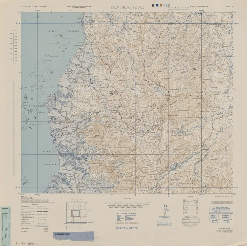 Southern Celebes / Army Map Service, Indianapolis