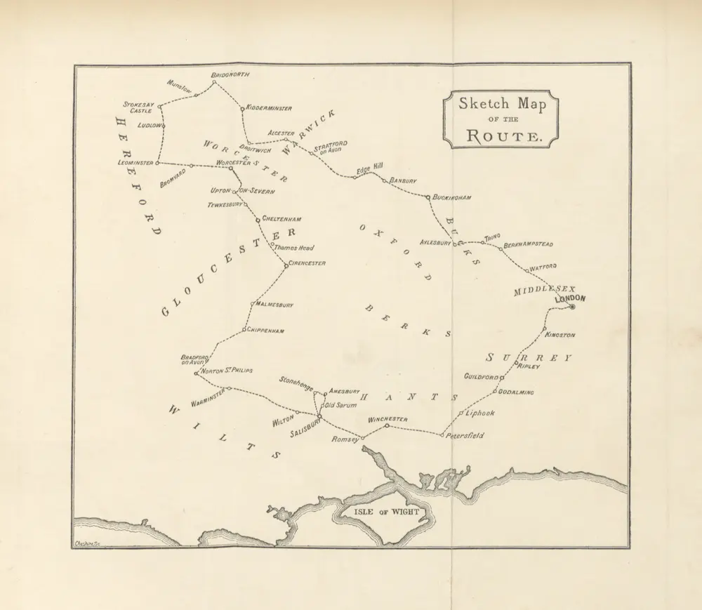 Through Ten English Counties ... with ... illustrations, etc