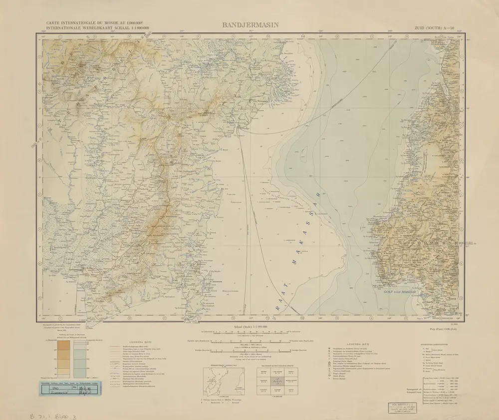 Bandjarmasin / samengesteld en gedrukt bij den Topografischen Dienst