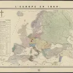 L'Europe en 1860