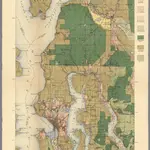 Plate CXXX.  Seattle Quadrangle, Washington, Land Classification and Density of Standing Timber.