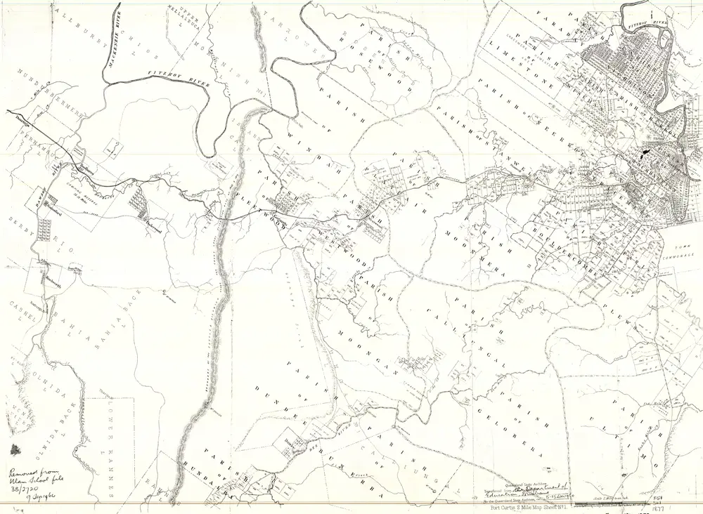 Port Curtis 2 Mile map FG1 series sheet 1