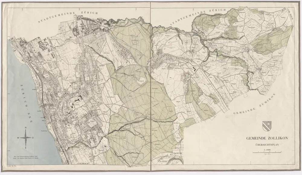Zollikon: Gemeinde; Übersichtsplan