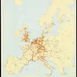 Mapa del trànsit viari d'Europa (1985)