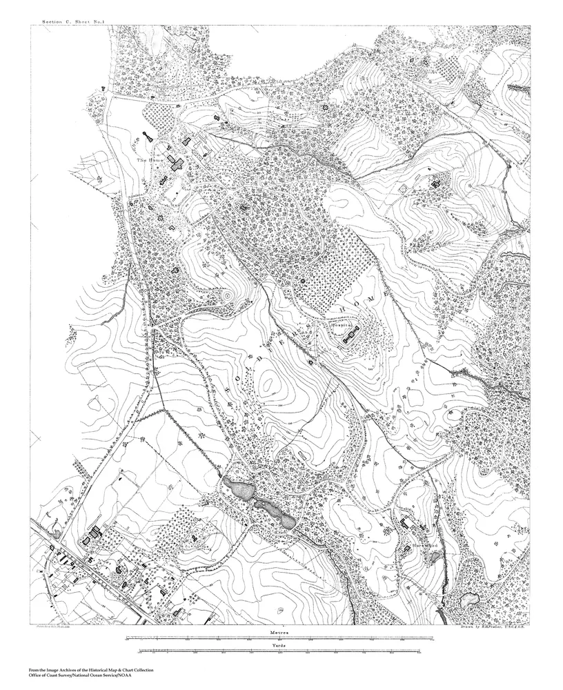 Topographic Map of the District of Columbia, Area Around Soldiers Home