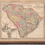 A New Map of the State of South Carolina : Published by Charles Desilver. 19