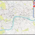 Railway city map : London