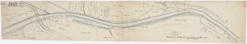 Wila, Turbenthal: Töss von oberhalb der gedeckten Brücke bis unterhalb des Fussstegs; Situationsplan (Töss-Gebiet Nr. 38)