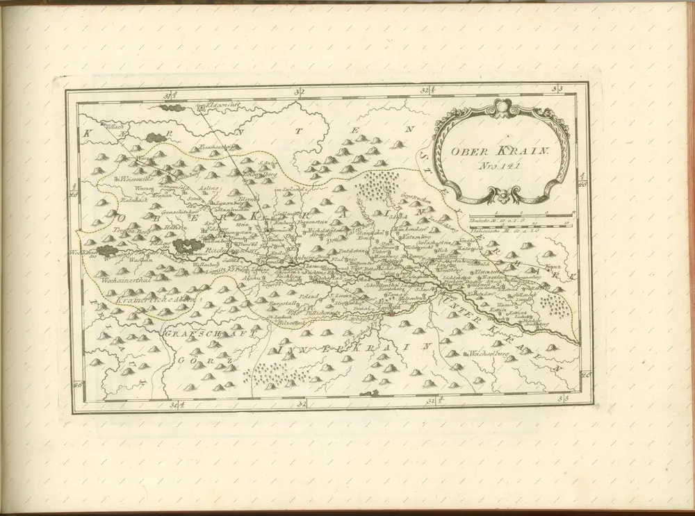 mapa z atlasu "Schauplatz der fünf Theile der Welt :"