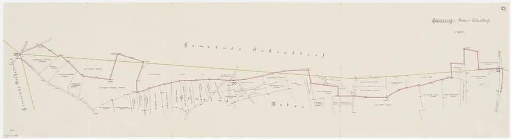 Grenze zwischen Uster und Fehraltorf; Grundriss (Nr. 5, Punkte 29-31)