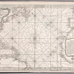 Carte Reduite de l'Ocean Occidental Contenant Partie des Costes d'Europe et d'Afrique.