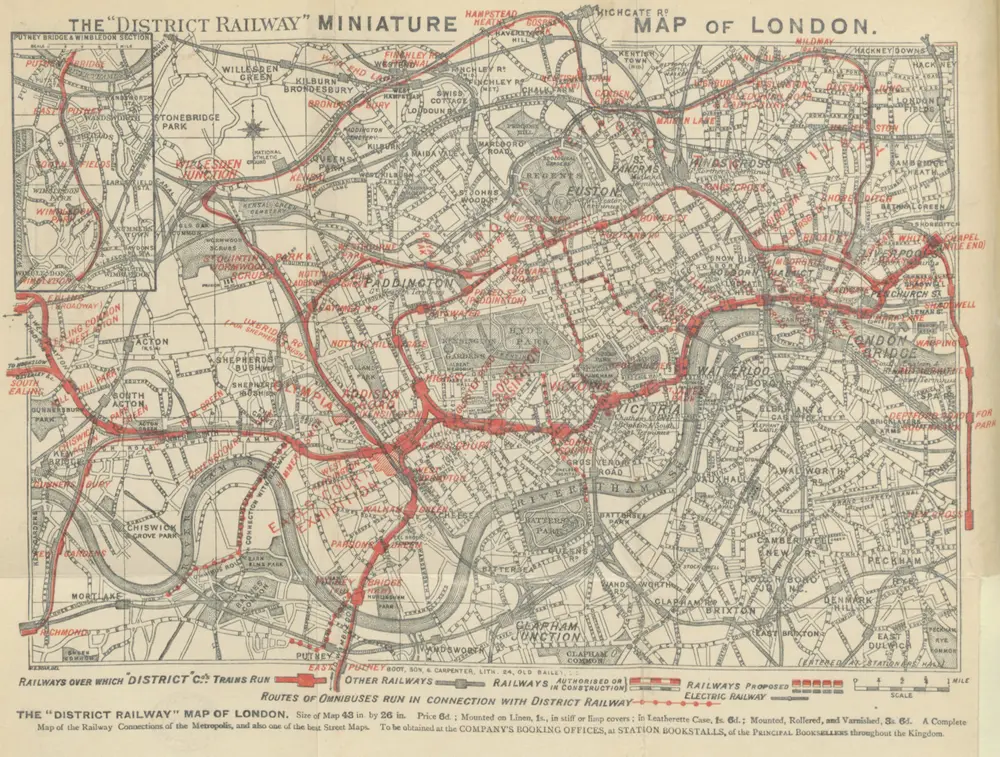 [Cook's Handbook for London. With two maps.]