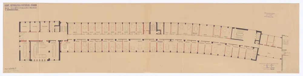 Walche: Grundrisse: 2. Stock; Grundriss