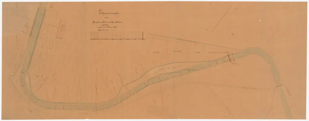 Kyburg, Seen, Winterthur: Von Sennhof bis oberhalb Kyburg, Tösskorrektion; Situationsplan (Töss-Gebiet Nr. 37)