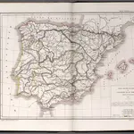 114.  Carte Physique et Politique et l'Espagne et du Portugal.