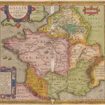 Gallia Vetus, Ad Iulii Caesaris commentaria [...] [Karte], in: Theatrum orbis terrarum, S. 371.