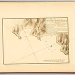 Plano de las ensenadas de S. José y Puerto Genovés situadas en el Cabo de Gata: y el punto A en la latitud N. de 36°. 45'. 00". y long. de 4°. 13'. 15". E. de Cadiz