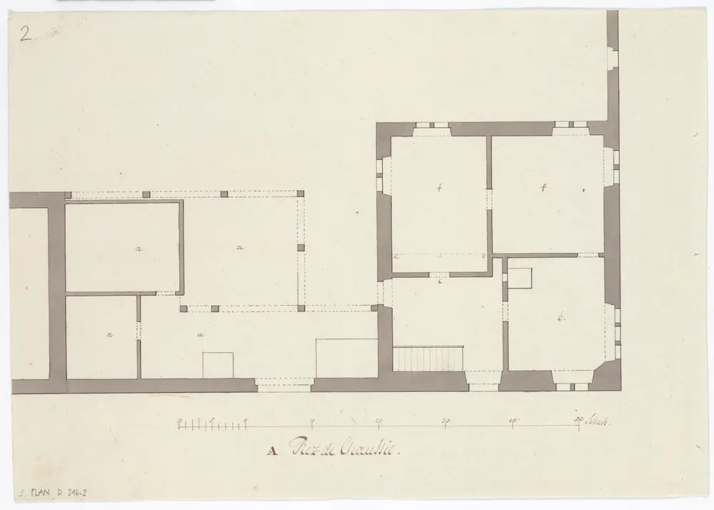 Schönenhof, Altbau: Erdgeschoss; Grundriss