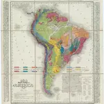 Süd mappa geologico d'America do Sul