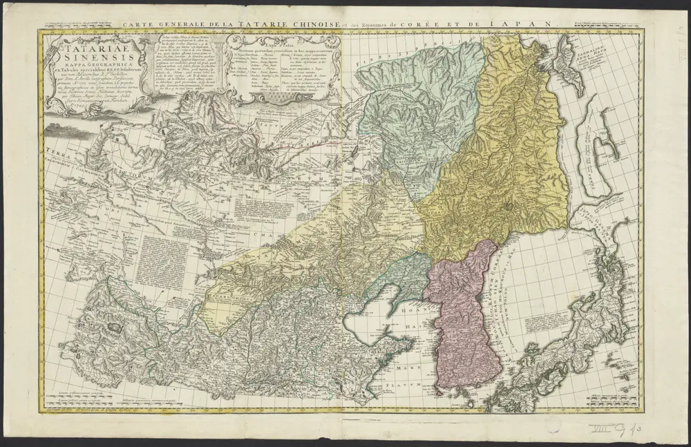 Tatariae Sinensis mappa geographica