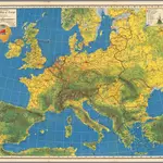 Major George Fielding Eliot's Strategy Map of Europe.