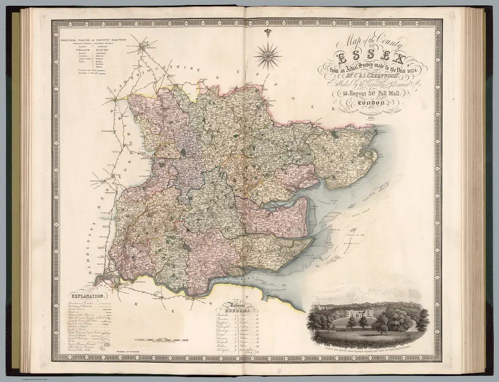 Map of the county of Essex