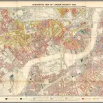 Descriptive map of London poverty 1889. South-Western sheet