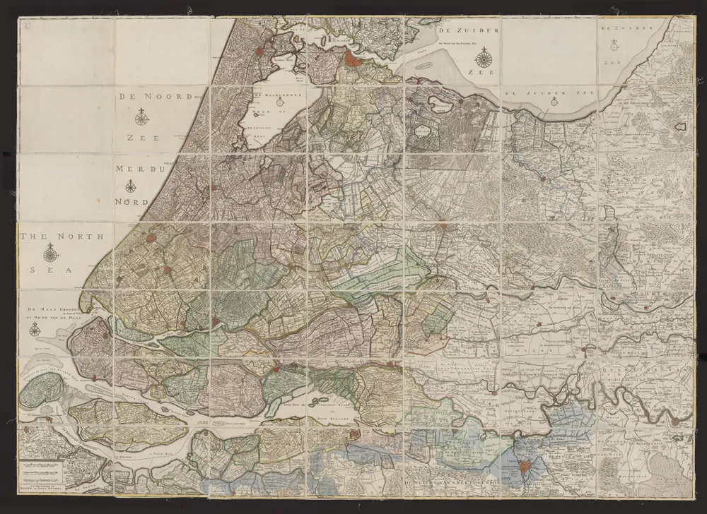 [Map of the southern part of Holland]