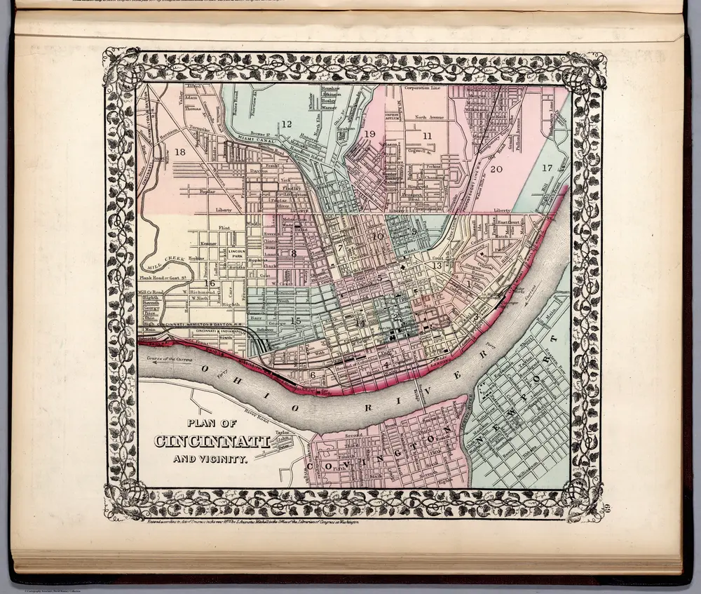 Plan of Cincinnati and vicinity